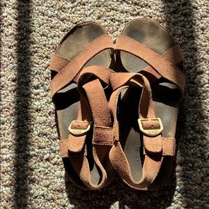 Chacos Leather Brown Sandals